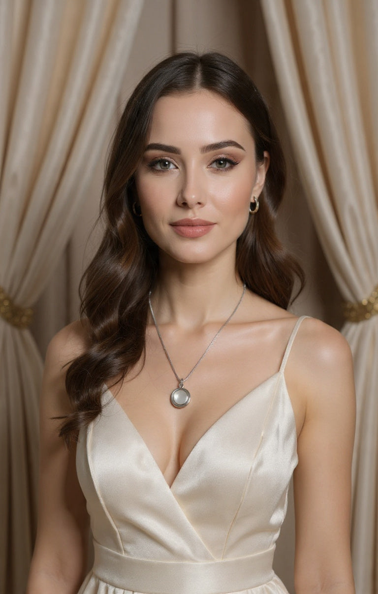 Aurora Circle Pendant Necklace [Limited Stock]