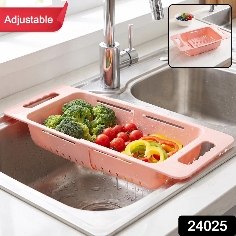 Adjustable Over The Sink Drain Basket - Premium Quality